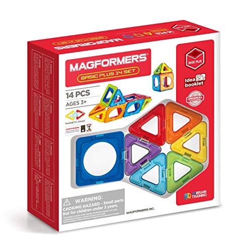 Magformers Basic Plus Magnetbaufahrzeug, 14 Kreise, Mehrfarbig von MAGFORMERS