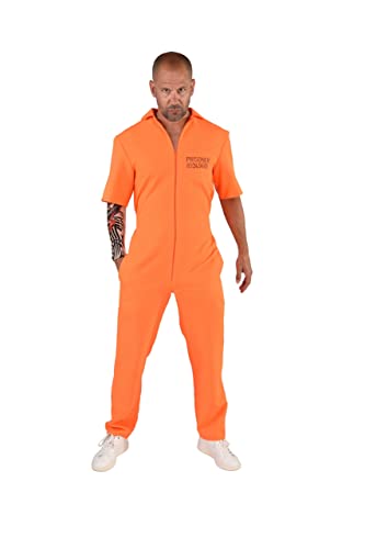 Oranje Overall Guantanamo Bay Zonder Proces Gevangene Man Kostuum von MAGIC BY FREDDYS