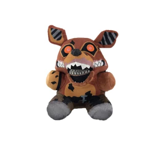 MAGIC SELECT Plushies kompatibel mit Five Night at Freddy FNAF, Twisted Foxy Plüsch Puppe 18 cm. Kuscheltier Formen und Videospiele Kuscheltiere Spielzeug Geschenke für Jungen und Mädchen von MAGIC SELECT