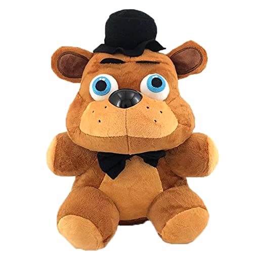 Plushies kompatibel mit Five Night at Freddy FNAF, Freddy Fazbear Plüsch Puppe 25 cm. Kuscheltier Formen und Videospiele Kuscheltiere Spielzeug Geschenke für Jungen und Mädchen von MAGIC SELECT