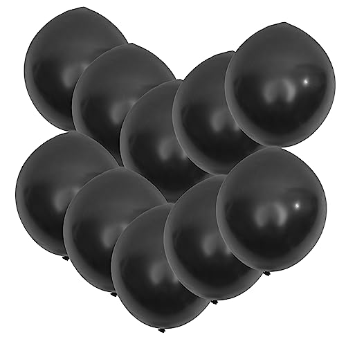 10St großer Ballon große luftballons große ballons ballonie luftbalons balloon Dekoration LED-Ballons Partyballons zum Valentinstag Luftballons für Geburtstagsfeiern Emulsion Black MAGICLULU von MAGICLULU