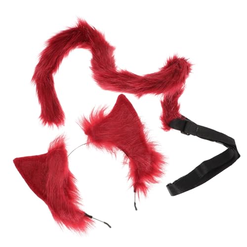 MAGICLULU 1 Set Plüsch Katzenohren Stirnband Für Cosplay Tierohr Stirnband Prop Pelzigen Katze Kostüm Zubehör von MAGICLULU