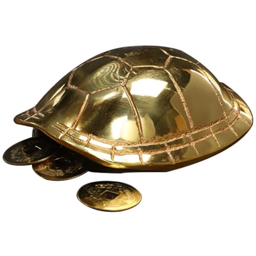 MAGICLULU Satz Von Wahrsagerei Kupfer Schildkröte Shell Traditionelle Chinesische Erzählen Spiel Büro Zubehör von MAGICLULU