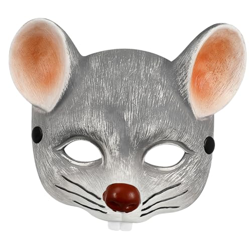 MAGICLULU 1 Stück 3D Maske Gesichtsmaske Augenmaske Halloween Aufblasbares Kostüm Halloween Masken Maskerade Maske Halbmaske Halloween Tierkostüm Rattenkostüm Set von MAGICLULU