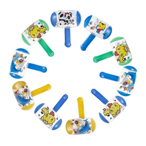 MAGICLULU 10 Stück Teiliges Aufblasbarer Spielzeughammer mit Glocke und Pfeifendem Sound Leichtes Buntes Jungen und Mädchen für Partys und Outdoor spielspaß Zufällige Farbe Zufällige Farbe MAGICLULU 10 Stück Teiliges Aufblasbarer Spielzeughammer mit Glocke und Pfeifendem Sound Leichtes Buntes Jungen und Mädchen für Partys und Outdoor spielspaß Zufällige Farbe Zufällige Farbe von MAGICLULU