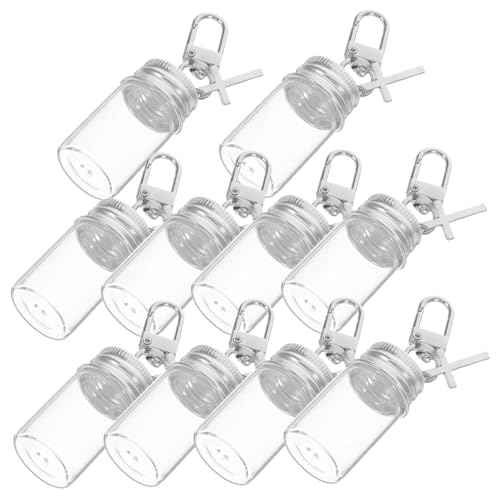 MAGICLULU 10 Stück Teiliges Mini glasflaschen Schlüsselanhänger Klare Wunschflaschen aus Transparentem Glas Inkl Kreuzanhänger für DIY Bastelprojekte Hochzeiten Geburtstage und Dekorative MAGICLULU 10 Stück Teiliges Mini glasflaschen Schlüsselanhänger Klare Wunschflaschen aus Transparentem Glas Inkl Kreuzanhänger für DIY Bastelprojekte Hochzeiten Geburtstage und Dekorative von MAGICLULU