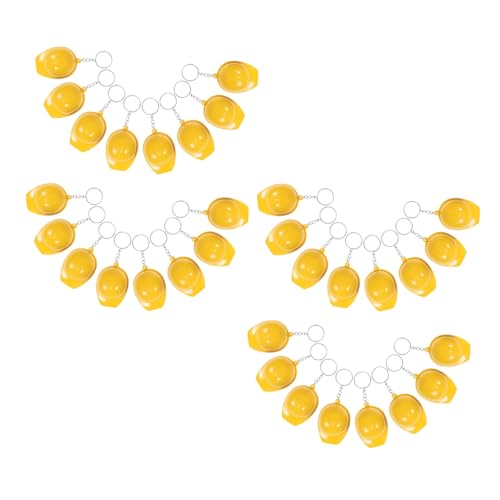 MAGICLULU 100 Stück Mini Bauhelm Schlüsselanhänger Gelb Miniatur Sicherheitshelm Charm Für Rucksack Partygeschenke Geburtstagsdeko Für Erwachsene MAGICLULU 100 Stück Mini Bauhelm Schlüsselanhänger Gelb Miniatur Sicherheitshelm Charm Für Rucksack Partygeschenke Geburtstagsdeko Für Erwachsene von MAGICLULU