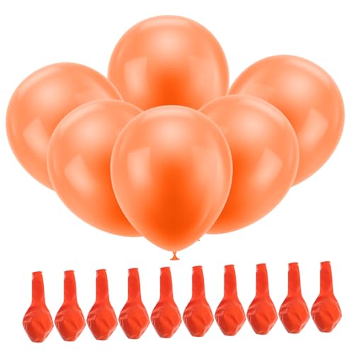 MAGICLULU 100st Oranger Ballon Schlagballon Thanksgiving-party-ballon Ballon Fallen Humpelnder Ballon Geburtstagsfeier Dekoration Ballons Verdicken Helium-partyballons Lkw-ballon Emulsion von MAGICLULU