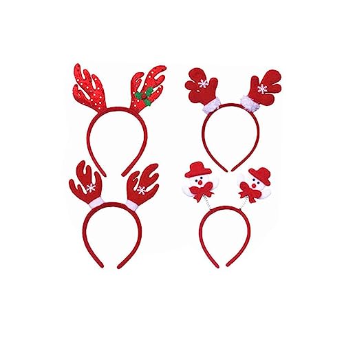 MAGICLULU 12st Stirnbänder Für Die Weihnachtsfeier Hirsch-stirnband Weihnachts-elch-stirnband Urlaub Hirschkopfschmuck Kostüme Für Erwachsene Weihnachtselch Stirnband Haarnadel Ältere Geweih von MAGICLULU