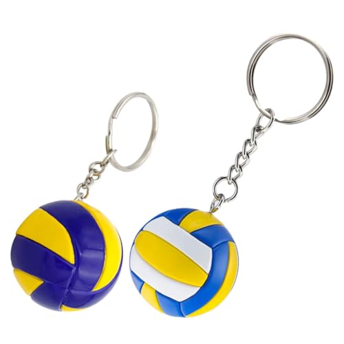 MAGICLULU 2 Stück Volleyball-schlüsselanhänger-anhänger, Volleyball-schlüssel-ornament, Sportball-schlüsselanhänger, Taschen-ornamente von MAGICLULU