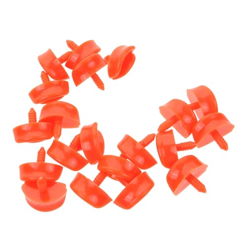 MAGICLULU 20st Entenschnabel-zubehör Vogelmaul Selber Machen Bastelpuppenschnabel Bastelspielzeugschnabel Stofftiermaul Entenschnabelmaske Spielzeug Für Sicherheitsmundpuppen Orange Plastik von MAGICLULU