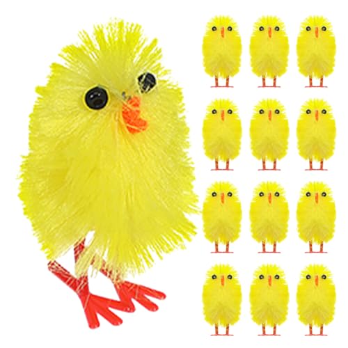 MAGICLULU 30pcs Mini Easter Chicks Easter Decorations Cute Little Baby Chicks for DIY Crafts Easter Basket Stuffers Party Supplies von MAGICLULU