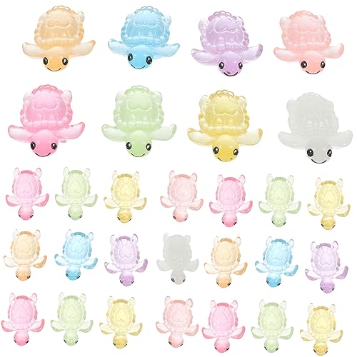 MAGICLULU 32St Schildkrötenspielzeug für Mädchen kleine Feenfiguren Meter DIY Schildkröte Dekoration Exquisite Schildkröte Dekoration bastelset basteln Schildkröte Minifiguren Harz von MAGICLULU