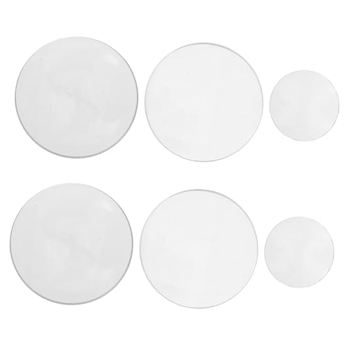 MAGICLULU 6 Stück Teiliges Doppelt Konvexe Glaslinsen Durchmesser mit Brennweite für Optische Experimente und Wissenschaftliche Demonstrationen MAGICLULU 6 Stück Teiliges Doppelt Konvexe Glaslinsen Durchmesser mit Brennweite für Optische Experimente und Wissenschaftliche Demonstrationen von MAGICLULU