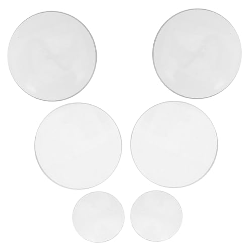 MAGICLULU 6 Stück Teiliges Doppelt Konvexe Glaslinsen Optische Linsen Brennweite Poliertes Glas für Wissenschaftliche Experimente und Unterrichtsdemonstrationen MAGICLULU 6 Stück Teiliges Doppelt Konvexe Glaslinsen Optische Linsen Brennweite Poliertes Glas für Wissenschaftliche Experimente und Unterrichtsdemonstrationen von MAGICLULU