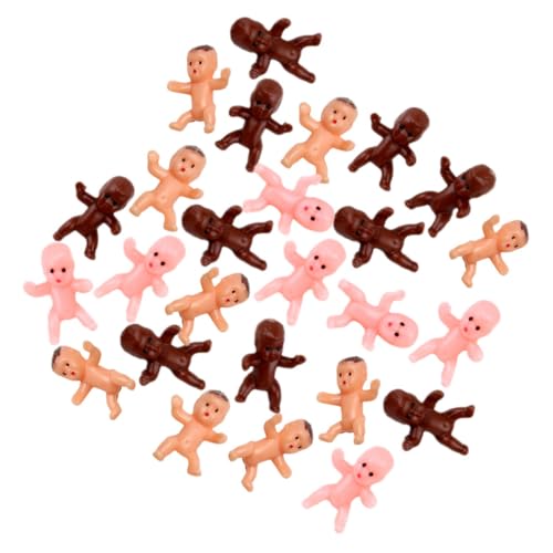 MAGICLULU Mini Babys 60 Stück Mini Babypuppen Babypuppen Babyornamente Babypuppen Babydolls Minibabys Dekore Partydekorationen Minibabyspielzeuge Kleine Babys Dekore Kleine Mini-Puppen von MAGICLULU