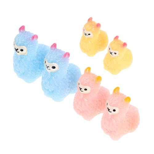 MAGICLULU 6stücke Miniatur-alpaka-statuen Aus Kunstharz Kleine Tierfiguren Für Garten Topfpflanzen Puppenhaus-Dekoration Rasen-Bonsai-Ornamente Mini-harztiere Miniatur-Dinge MAGICLULU 6stücke Miniatur-alpaka-statuen Aus Kunstharz Kleine Tierfiguren Für Garten Topfpflanzen Puppenhaus-Dekoration Rasen-Bonsai-Ornamente Mini-harztiere Miniatur-Dinge von MAGICLULU