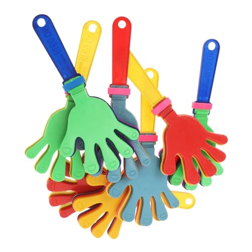MAGICLULU 8 Stück Teiliges Bunte Kunststoff Handklatscher Laute Noisemaker für Sportveranstaltungen Karnevalspartys Geburtstagsfeiern mit Einfachem Reinigungsspielzeug und Motivierender MAGICLULU 8 Stück Teiliges Bunte Kunststoff Handklatscher Laute Noisemaker für Sportveranstaltungen Karnevalspartys Geburtstagsfeiern mit Einfachem Reinigungsspielzeug und Motivierender von MAGICLULU