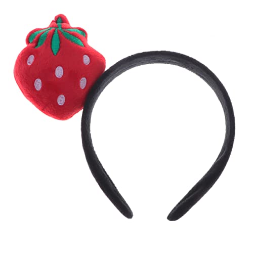 MAGICLULU Cosplay-Kopfschmuck haarschmuck haar zubehör haircharm rotes haarband hair jewellery Obst Haarreifen Erdbeer-Haarreifen Wassermelone Stirnband Ausgabekarte Kopfbedeckung von MAGICLULU