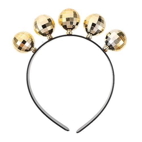 MAGICLULU Disco Kugel Stirnband Für Damen Und Herren Funkelndes Haar Accessoire Für Geburtstagspartys Neujahrsfeiern Und Festivals Ideal Partygeschenk Oder Kopfschmuck von MAGICLULU