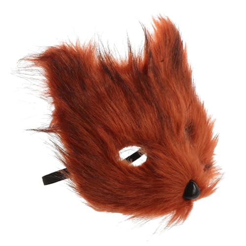 MAGICLULU Fuchs Maske Halloween Maske Tier Cosplay Maske Zarte Party Maske Partyzubehör Fuchs Maske Tiermaske Fuchs Tier Gesichtsmaske Fuchs Cosplay Maske Einzigartige Maske Aus von MAGICLULU