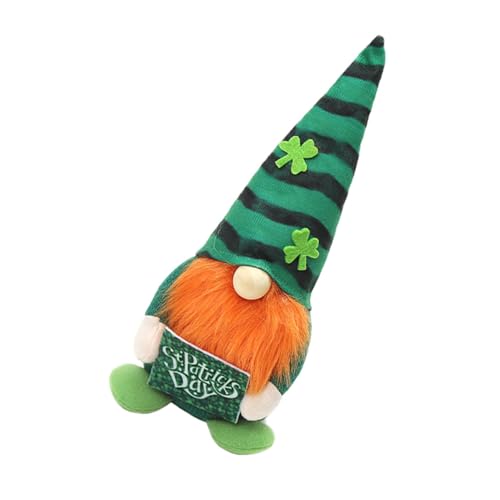 MAGICLULU GNOME Puppe Garten GNOME Spielzeug St. Patricks Day Home Decor Zwerg Puppe von MAGICLULU