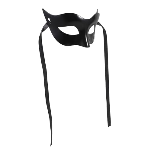 MAGICLULU Halloween Cosplay Maske Für Erwachsene Bob Punk Maskerade Halbe Elegante Herrenmaske von MAGICLULU