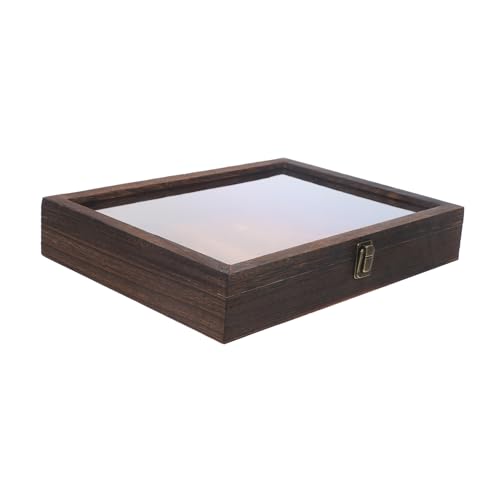 MAGICLULU Insekten schaukasten Holzrahmen mit Klarem Deckel Multifunktionale Mustervitrine für Schmetterlinge und Proben Tragbare Aufbewahrungsbox mit Hochwertigem Verschluss Geeignet zum MAGICLULU Insekten schaukasten Holzrahmen mit Klarem Deckel Multifunktionale Mustervitrine für Schmetterlinge und Proben Tragbare Aufbewahrungsbox mit Hochwertigem Verschluss Geeignet zum von MAGICLULU