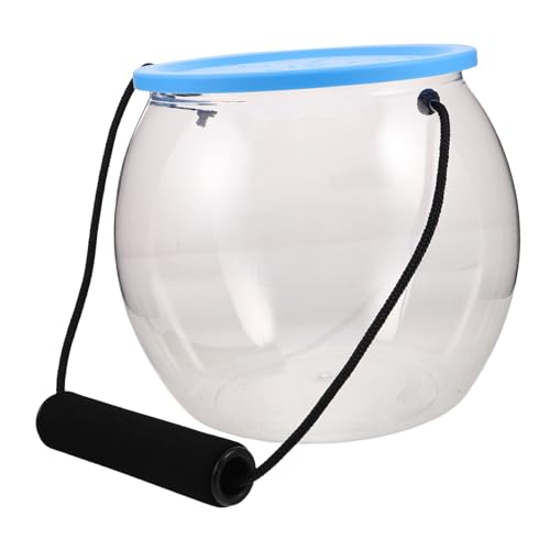 MAGICLULU Kleines Fischglas Aus Kunststoff Transparent Mit Deckel Und Griff Als Angelschüssel Zum Fangen Von Krabben Muscheln Und Kleinen Meereslebewesen Für Outdoor-aktivitäten MAGICLULU Kleines Fischglas Aus Kunststoff Transparent Mit Deckel Und Griff Als Angelschüssel Zum Fangen Von Krabben Muscheln Und Kleinen Meereslebewesen Für Outdoor-aktivitäten von MAGICLULU