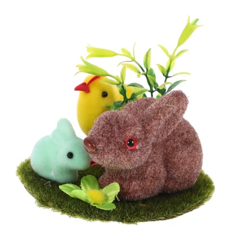 MAGICLULU Ornamente Decor Miniatur Schmuck Desktop Bunny Dekoration von MAGICLULU