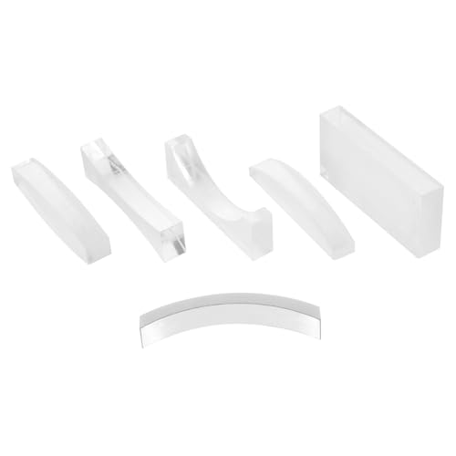 MAGICLULU Physikalisches Optisches Linsen Glas Präzise Konkave und Konvexe Linsen für Wissenschaftliche Experimente Hohe Lichttransmission Langlebig Tragbar für Schulunterricht und MAGICLULU Physikalisches Optisches Linsen Glas Präzise Konkave und Konvexe Linsen für Wissenschaftliche Experimente Hohe Lichttransmission Langlebig Tragbar für Schulunterricht und von MAGICLULU