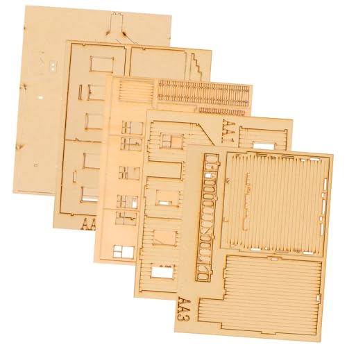 MAGICLULU Puzzle-holzmodell Puzzlematte Gebäudemodell Klassische Malerei Im Europäischen Stil Miniatur- Für Antike Gebäude Mechanische Modellbausätze Für Erwachsene Golden Hölzern von MAGICLULU