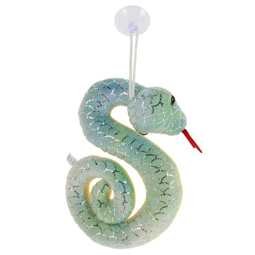 MAGICLULU Schlangen-stofftier Halloween-Schlange Kuscheltier Schlange Schlangenspielzeug Reptilienspielzeug Lustige Stofftiere Streiche Partygeschenke Für Schlangen Green Plüsch von MAGICLULU