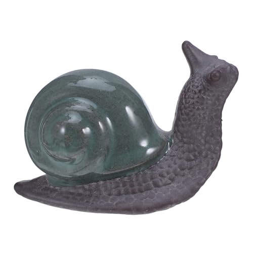 MAGICLULU Schneckenfiguren Aus Keramik Für Garten Und Balkondekoration Kleine Landschaftsornament Als Schneckenimitat-dekor Für Blumentopf MAGICLULU Schneckenfiguren Aus Keramik Für Garten Und Balkondekoration Kleine Landschaftsornament Als Schneckenimitat-dekor Für Blumentopf von MAGICLULU