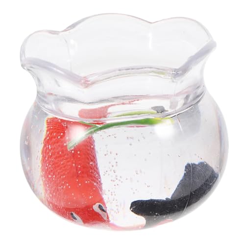 MAGICLULU Simulation Eines Koi-beckens Fischfiguren Puppenhaus-miniaturen Gefälschter Zubehör Für Aquarien Mini-aquariumlandschaft Japanische Aquariumdekorationen Angelfiguren PVC von MAGICLULU