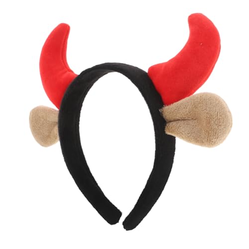 MAGICLULU Stirnband Aus Horn Lustiges Haarband Stirnbänder Für Kinder Haarreifen Durchführen Haarschmuck Für Auftritte Hornstirnband Aufführen Durchführung Von Haarbanddekorationen Polyester von MAGICLULU