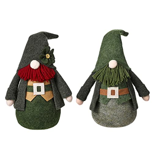 MAGICLULU Traditionelle St. Patricks Day Zwerg Puppe Garten GNOME Skulptur Chic Desktop Puppe Decor Garten von MAGICLULU