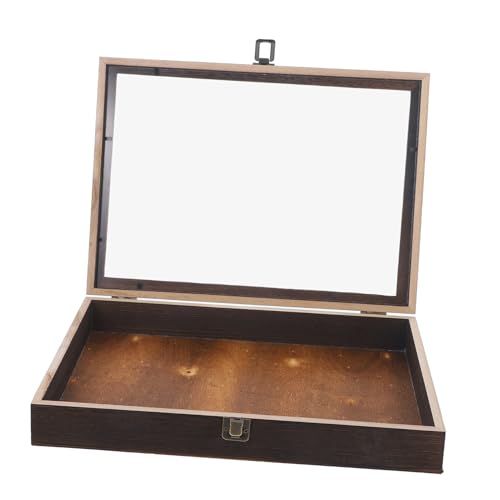 MAGICLULU Vintage Holzkasten Specimen Display Case mit Transparentem Acryldeckel Stabile Aufbewahrungsbox für Insekten und Schmetterlingsproben Kompakt Retro Stil zur Wandmontage und MAGICLULU Vintage Holzkasten Specimen Display Case mit Transparentem Acryldeckel Stabile Aufbewahrungsbox für Insekten und Schmetterlingsproben Kompakt Retro Stil zur Wandmontage und von MAGICLULU