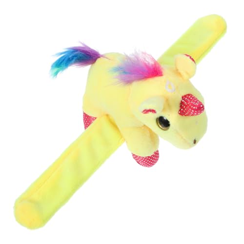 MAGICLULU Kuscheltier Einhorn Slap Bracelet Weiches üsch Armband Für Ideales Party Und Dekoration Farbenfroh Und Niedlich Perfekt Für Kleine Tierliebhaber von MAGICLULU