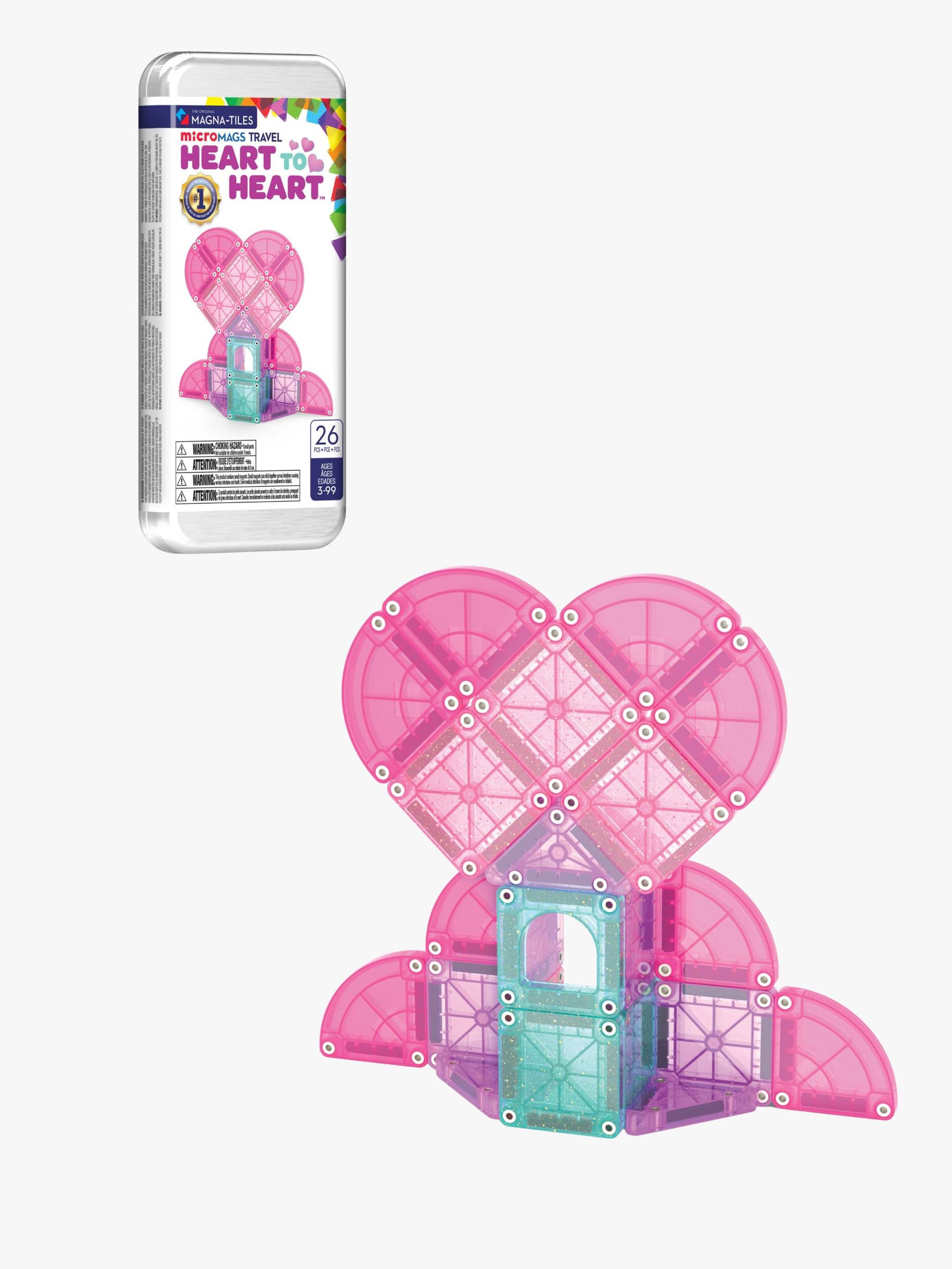 MAGNA-TILES MicroMAGS Reise-Set Heart to Heart 26 Teile MAGNA-TILES MicroMAGS Reise-Set Heart to Heart 26 Teile von MAGNA-TILES
