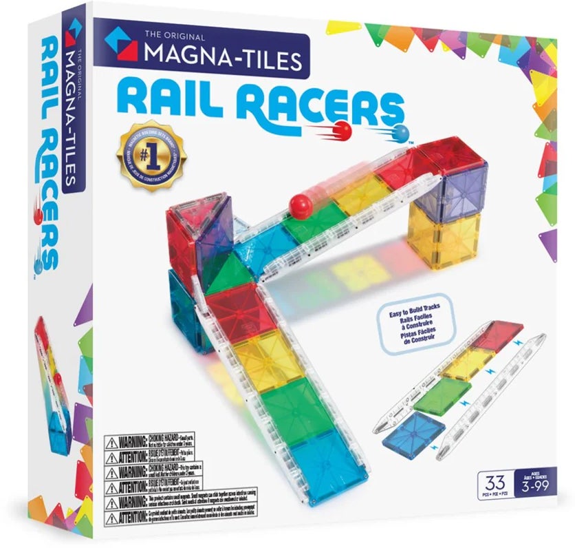 MAGNA-TILES Rail Racer Magnetische Bauteile 33 Teile MAGNA-TILES Rail Racer Magnetische Bauteile 33 Teile von MAGNA-TILES