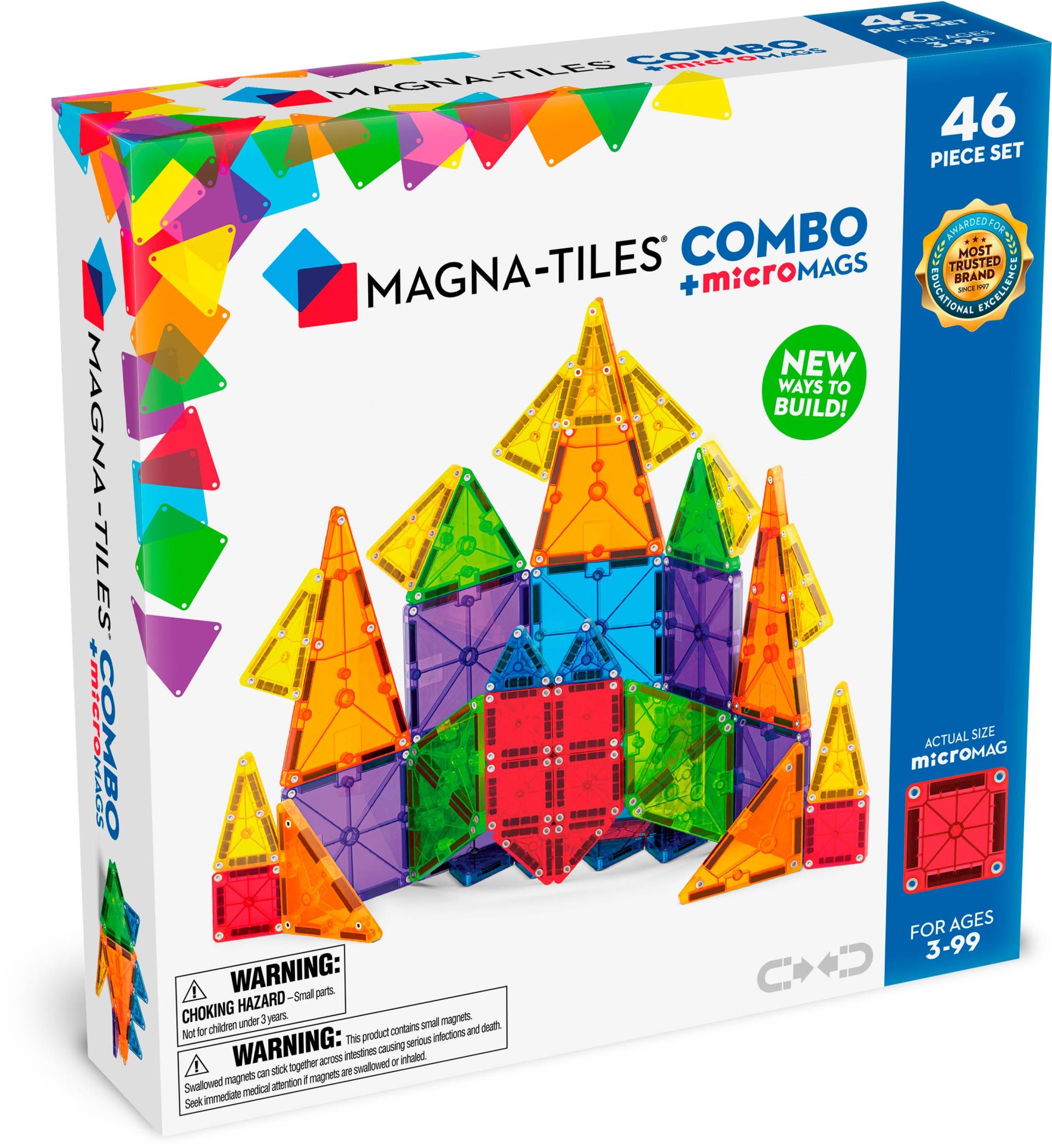 MAGNA-TILES Combo Bausatz 46 Teile von MAGNA-TILES