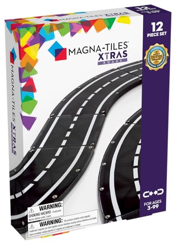 Magna Tiles - Xtras Roads 12-delig - Constructiespeelgoed von Magna-Tiles