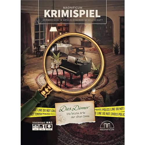 MAGNIFICUM Krimispiel: Das Dinner - Die letzte Arie der Alten Dame, Detektivspiel, Escape Room Spiel ab 14 Jahre von MAGNIFICUM