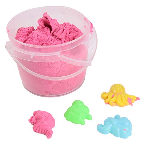 MAIN D'ARTISTE - Baumwoll-Sandkübel - Kreativspiel - 037001Y - Zufällige Farbe - 450 g - Kinderspielzeug - Modellieren - Magischer Sand - Handwerkliche Aktivitäten - Ab 5 Jahren von MAIN D'ARTISTE