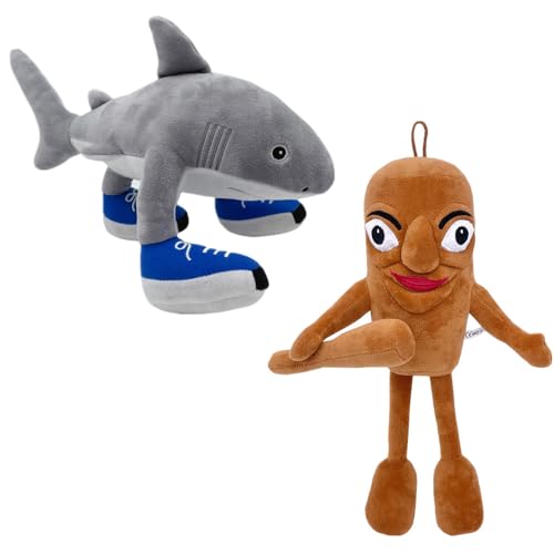 MAIPAI Italienisches Brainrot-Plüschtier, süßes Tralalero Tralala-Plüschtier, weiche Tun Tung Tung Sahur-Plüschpuppen, italienische Brainrot-Hai-Plüschfigur, Plüschtiere für Kinder, Jungen (2 Stück) MAIPAI Italienisches Brainrot-Plüschtier, süßes Tralalero Tralala-Plüschtier, weiche Tun Tung Tung Sahur-Plüschpuppen, italienische Brainrot-Hai-Plüschfigur, Plüschtiere für Kinder, Jungen (2 Stück) von MAIPAI