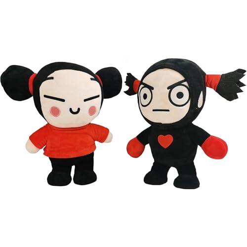 MAISEEN 2 STK. Pucca und Garu Plush Tier Stuffed Plush Plush Weihnachten Geburtstagsgeschenke 12 Zoll von MAISEEN