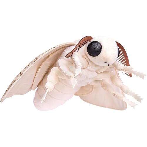 MAISEEN Motte Kuscheltier, Simulated Silk Moth Plush Toy, Gift for Nature and Animal Lovers 30 cm/11 In von MAISEEN