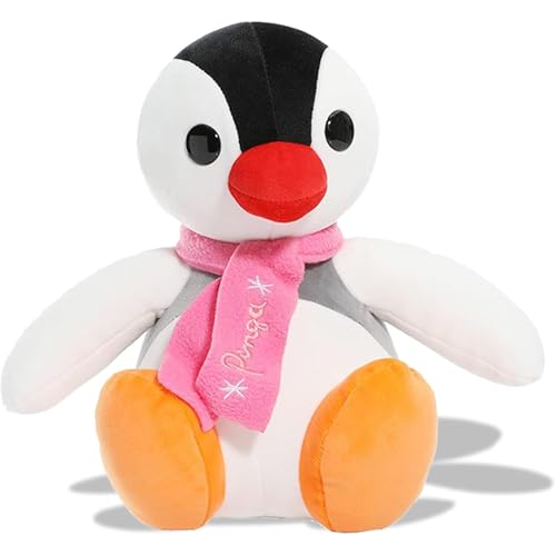 MAISEEN Süßer Pinguin Plush Tier, weiches Plush Tier Dekoration, Kinder Spielkamerad Kissen Weihnachten Geburtstagsgeschenk 9,8 Zoll von MAISEEN