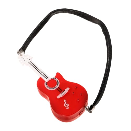 MAJORMENCH Miniatur Gitarre Puppenhaus Zubehör Mini Gitarre Dekoration für Puppen Langsam und Kreativ für Puppenhaus und Kinderspielzeug MAJORMENCH Miniatur Gitarre Puppenhaus Zubehör Mini Gitarre Dekoration für Puppen Langsam und Kreativ für Puppenhaus und Kinderspielzeug von MAJORMENCH